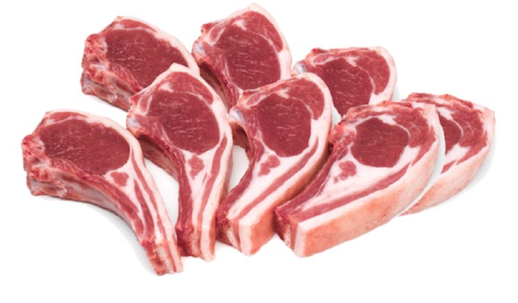 Halal lamb chops