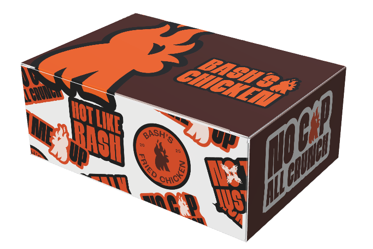 Bash's Chicken custom food box