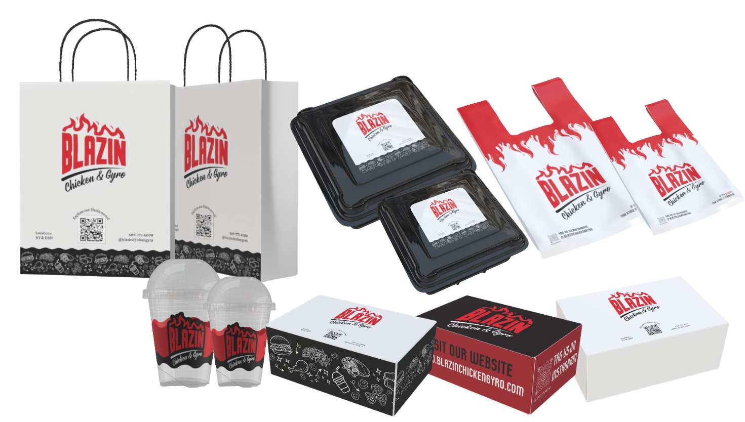 Blazin custom packaging suite