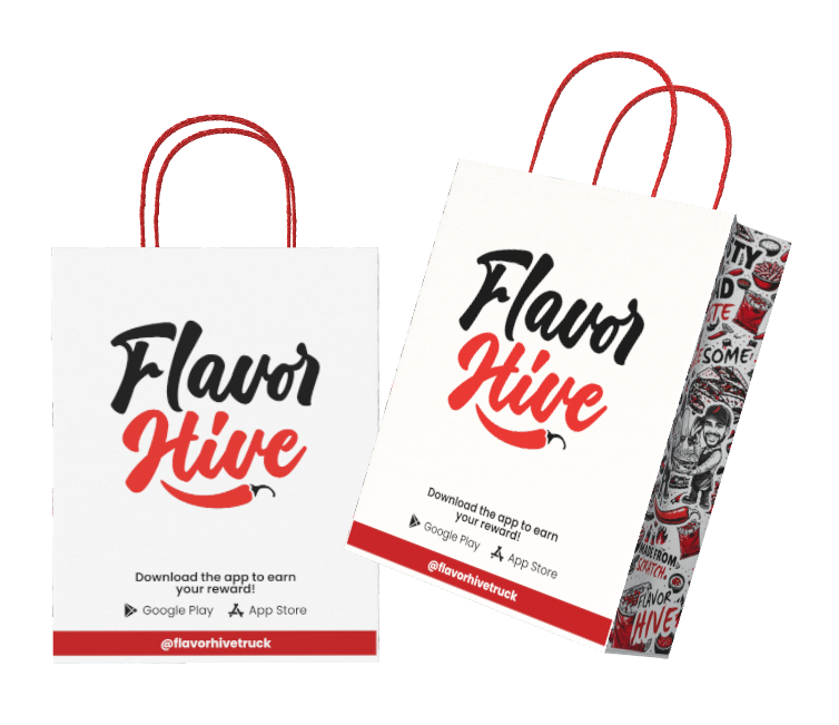 Flavor Hive custom handbags