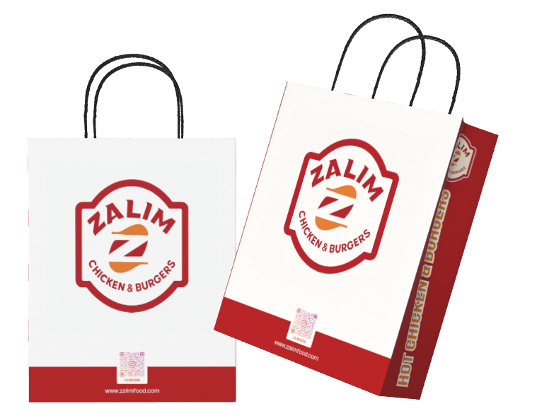 Zalim Chicken and Burgers custom handbags